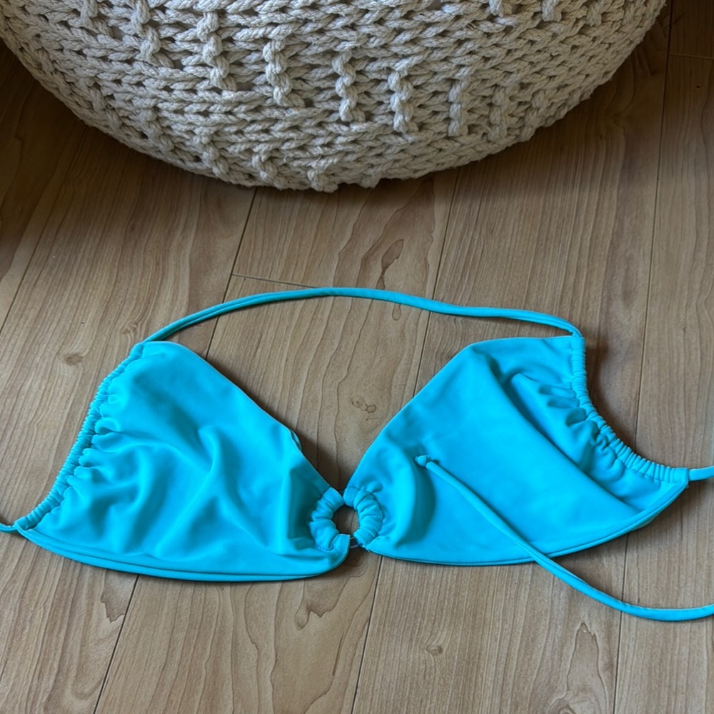 heart of Sun Turquoise Bikini Top